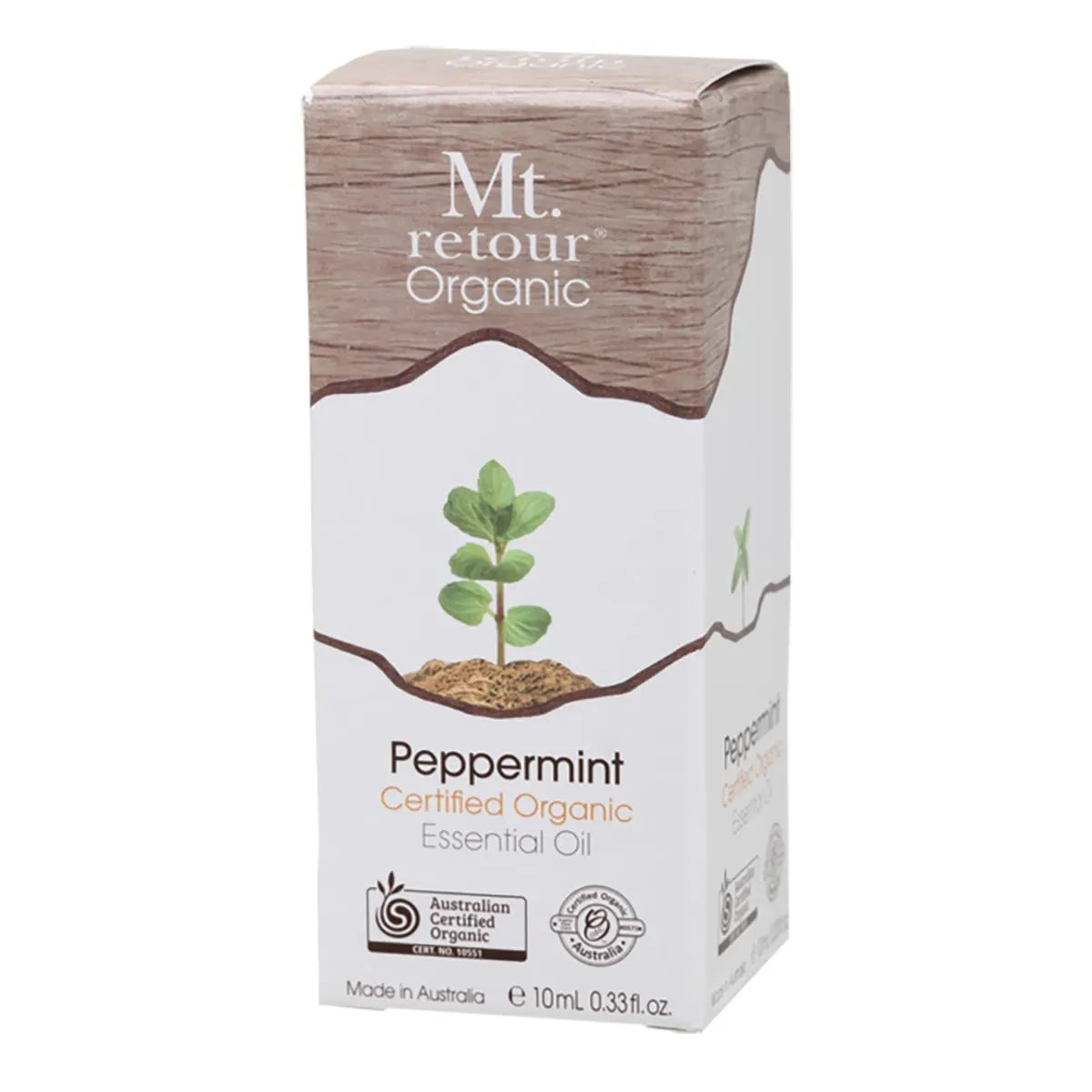 Mt Retour Organic Peppermint Essential Oil 10ml