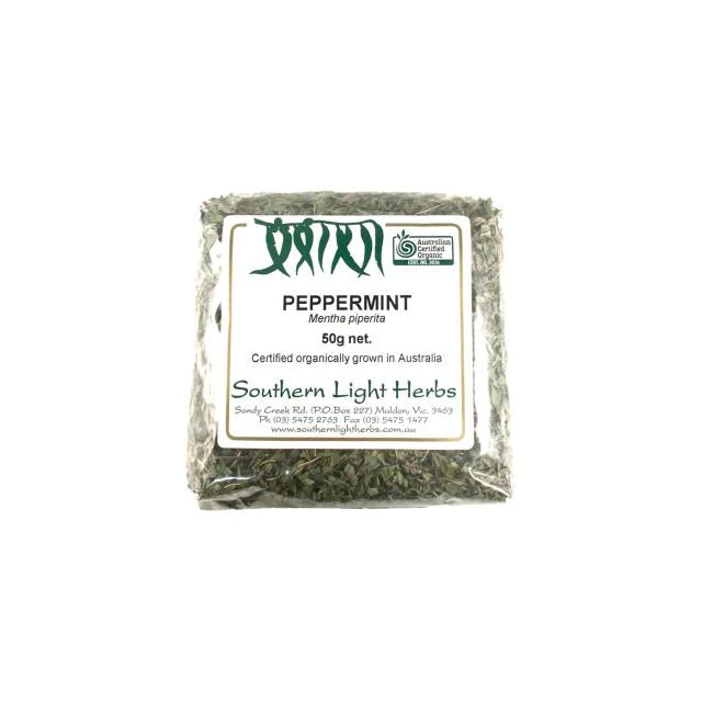 Southern Light Herbs Organic Peppermint 50g