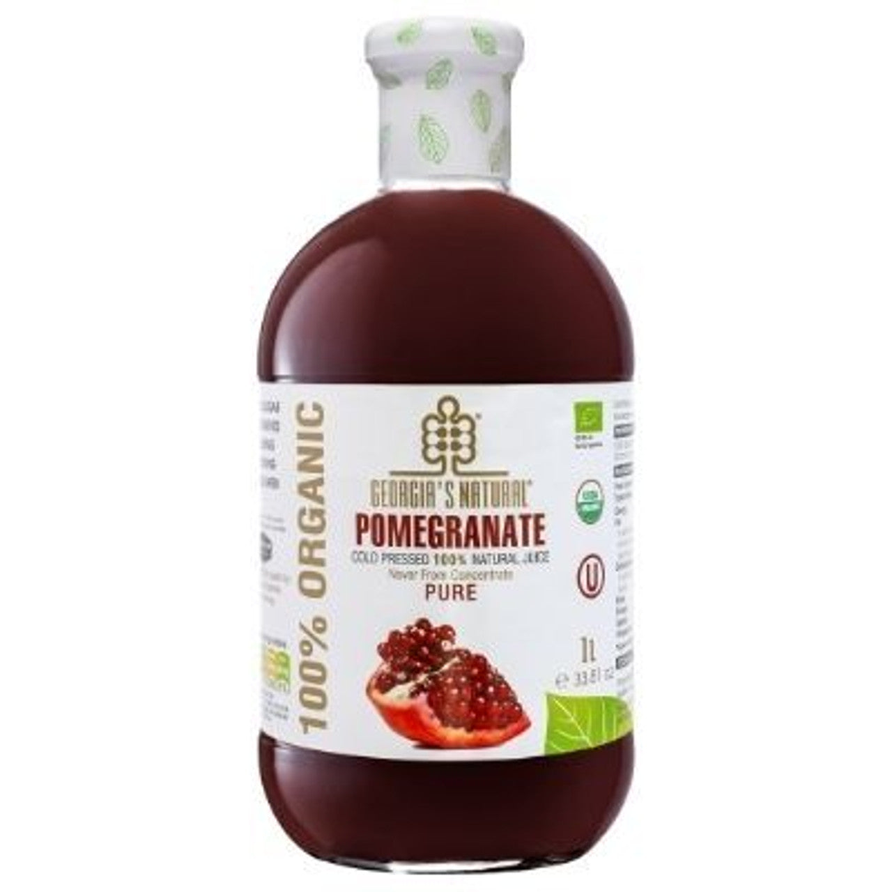 Georgia's Natural Organic Pomegranate Juice 1L