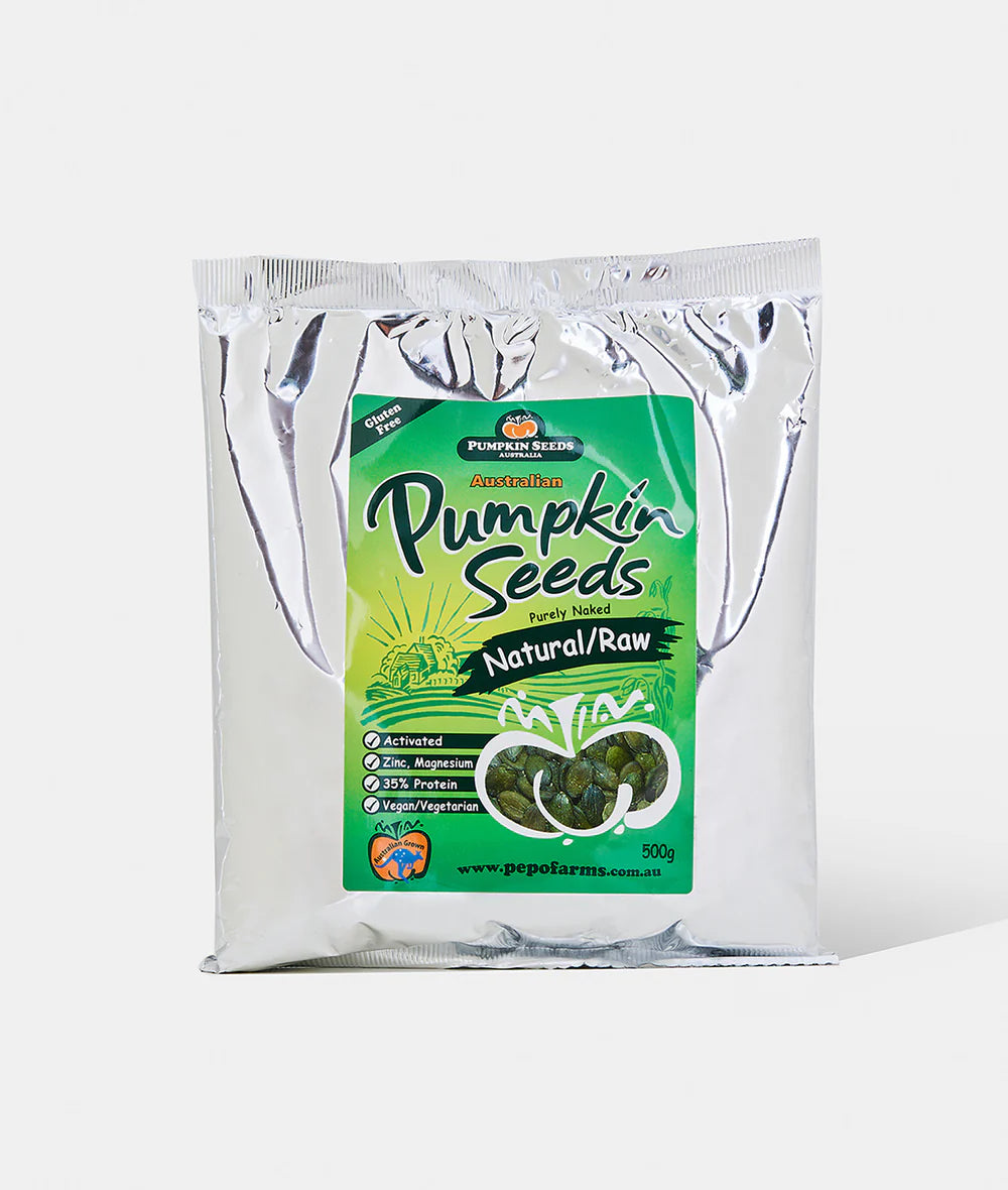 Pepo Farms Pumpkin Seeds Raw Natural 500g