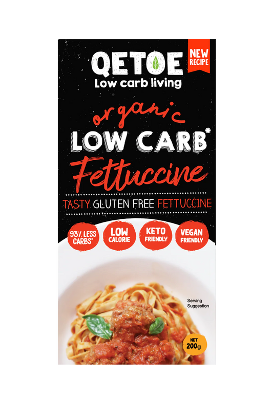 Qetoe Organic Gluten Free Low Carb Fettuccine 200g