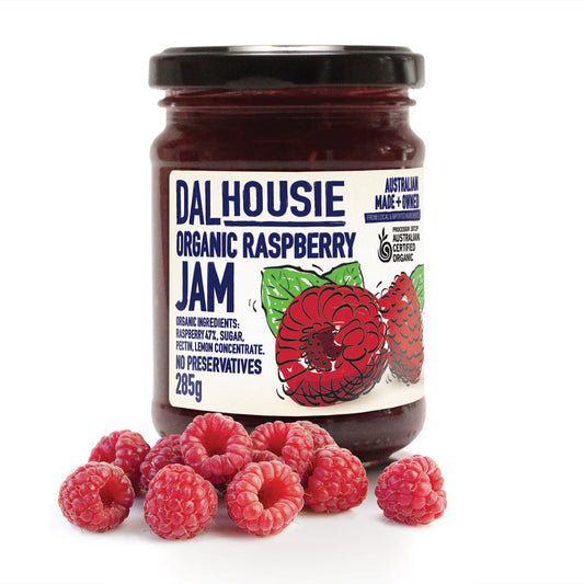 Dalhousie Organic Raspberry Jam 285g