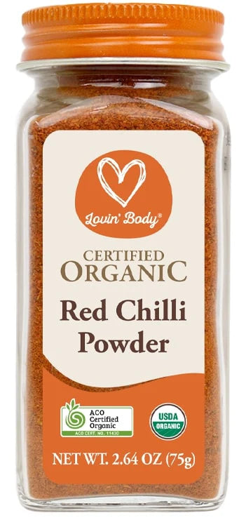 Lovin' Body Organic Red Chilli Powder 75g