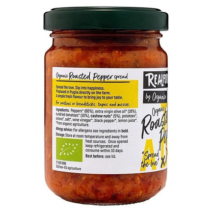Realfoods by Organico Organic Roasted Pepper Spread 140g