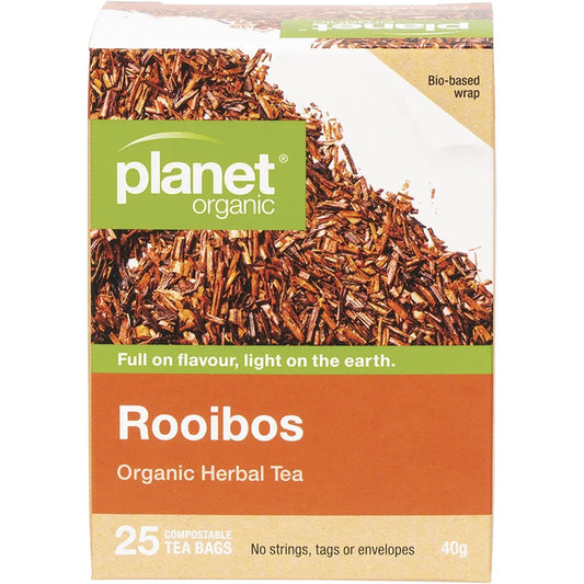Planet Organic Rooibos Tea 25 Tea Bags