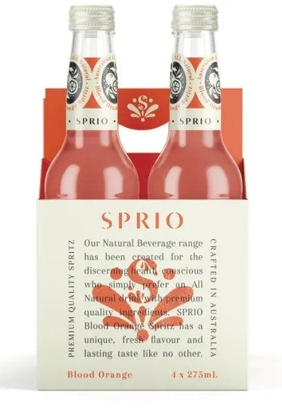 Sprio Blood Orange Spritz 4 x 275ml