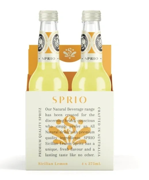 Sprio Sicilian Lemon Spritz 4 x 275ml