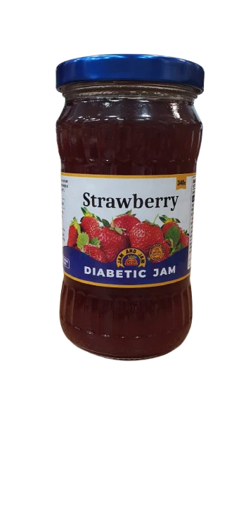 Jam and Jam Diabetic Strawberry Jam 340g