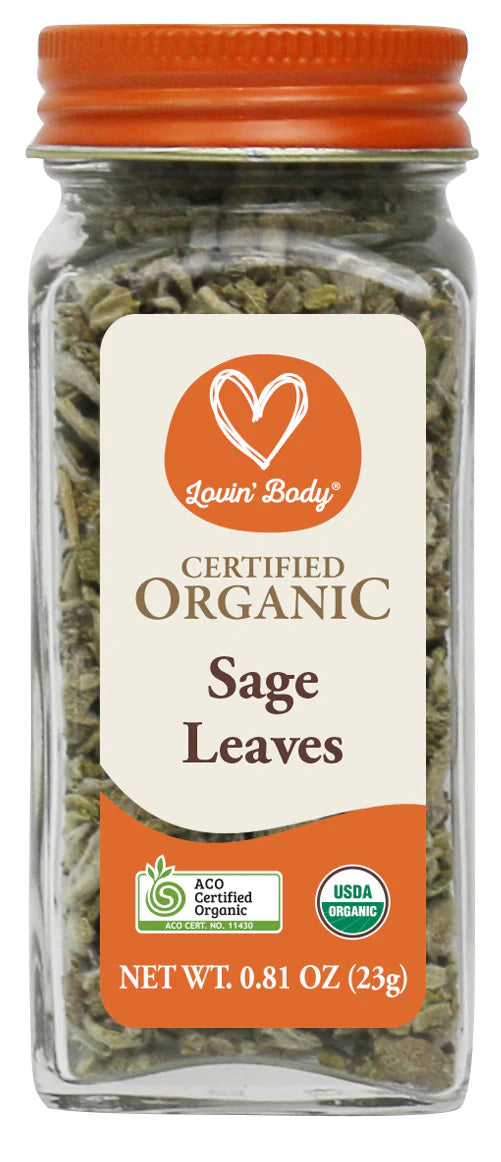 Lovin' Body Organic Sage Leaves 23g