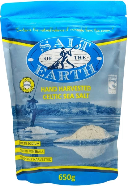 Salt Of The Earth Celtic Sea Salt Fine 650g