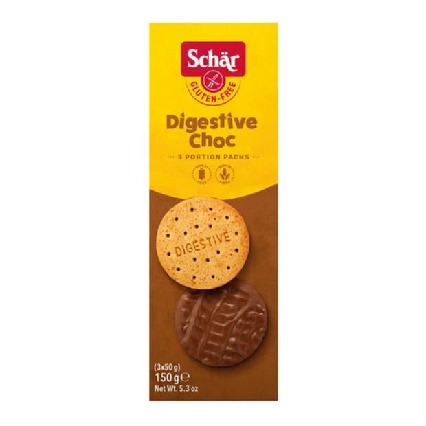 Schar GF Digestive Chocolate Biscuits 150g