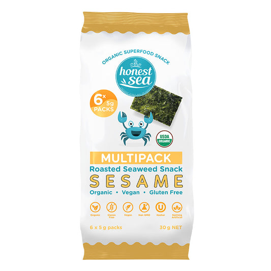 Honest Sea Seaweed Sesame Multipack 30g