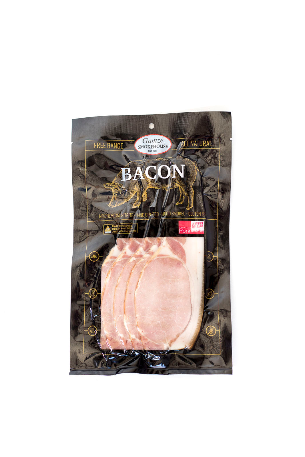 Gamze Smokehouse Middle Bacon 200g