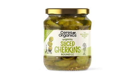 Ceres Organic Sliced Gherkins 670g