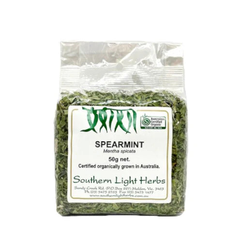 Southern Light Herbs Organic Spearmint 50g