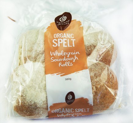 Ancient Grains Organic Spelt Rolls (4 pack) 380g