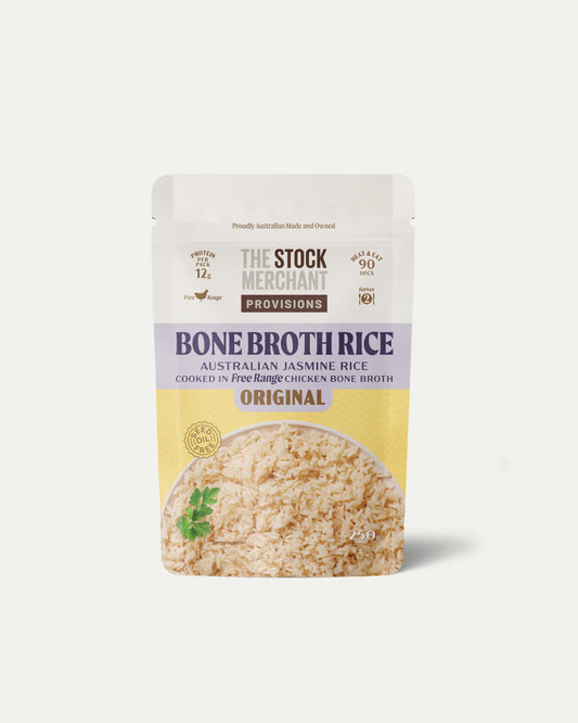 The Stock Merchant Bone Broth Rice Original 250g