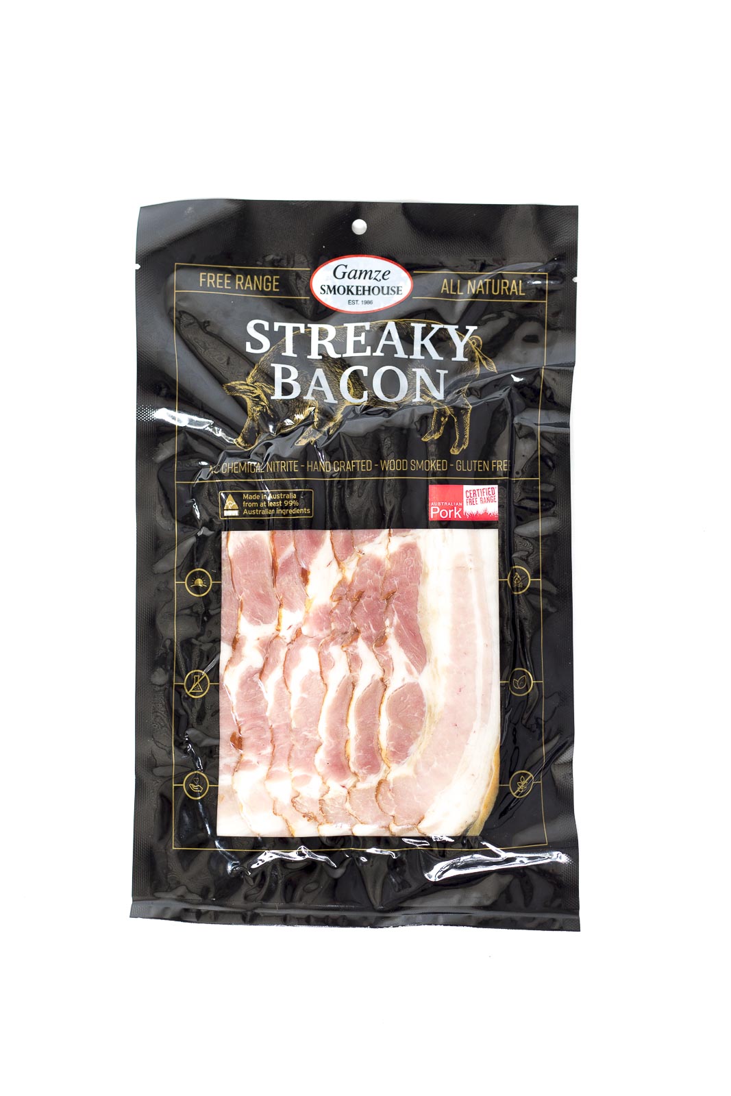 Gamze Smokehouse Streaky Bacon 200g