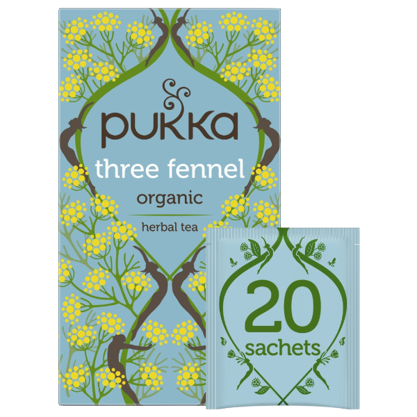 Pukka Three Fennel Organic Tea Bags 20 Bags