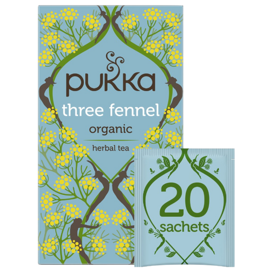 Pukka Three Fennel Organic Tea Bags 20 Bags