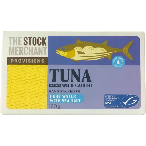 The Stock Merchant Tuna in Pure Water 120g