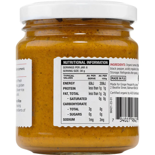 The Ginger People Organic Turmeric Paste 190g