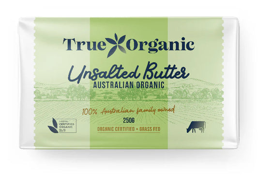 True Organic Butter Unsalted 250g