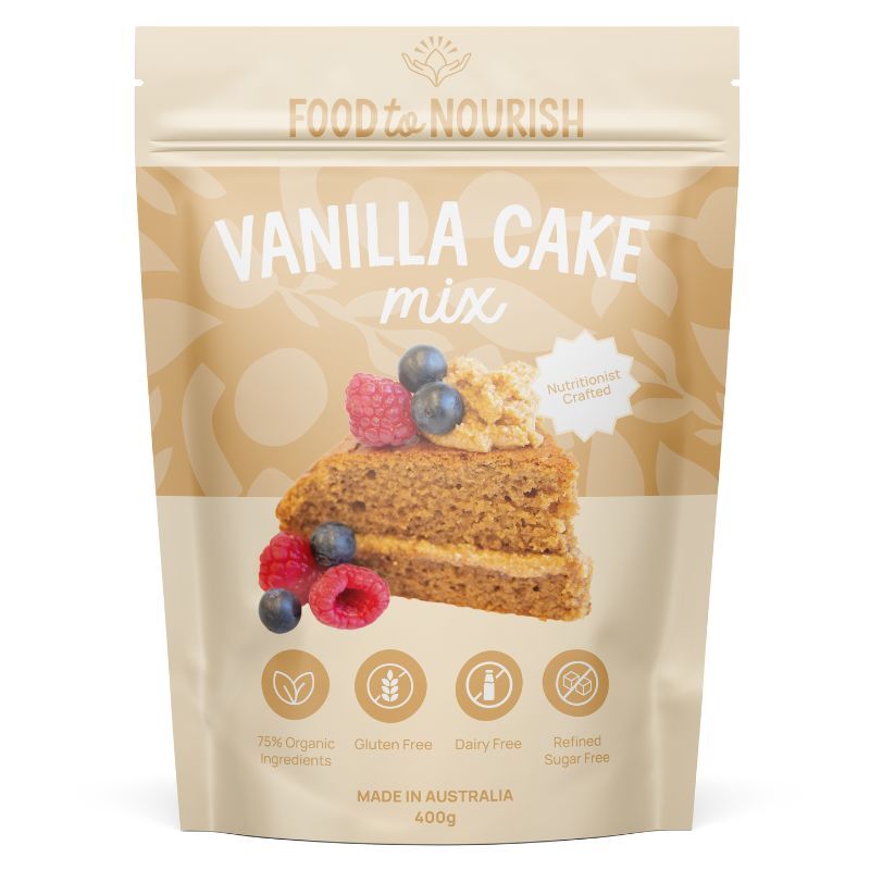Food to Nourish Vanilla Cake Mix 400g