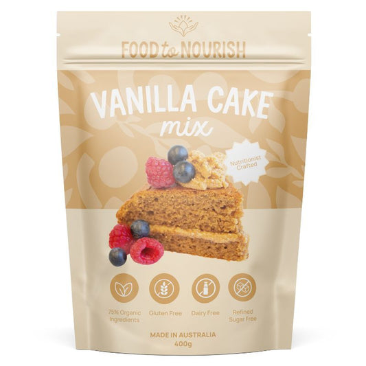 Food to Nourish Vanilla Cake Mix 400g