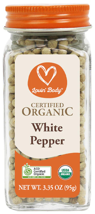 Lovin' Body Organic White Pepper 80g