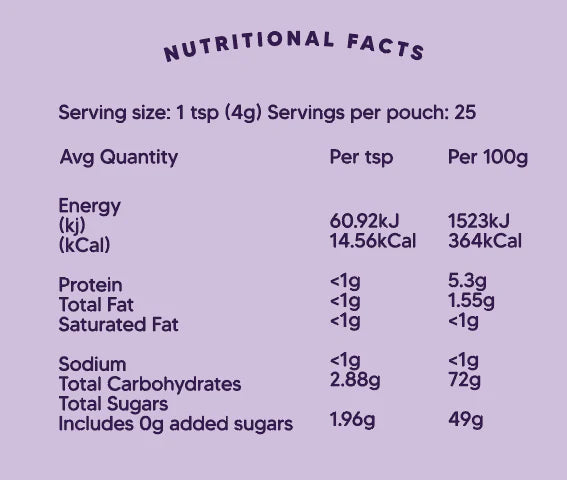 Mt. Wilder Wild Blueberry Organic Superpowder 100g