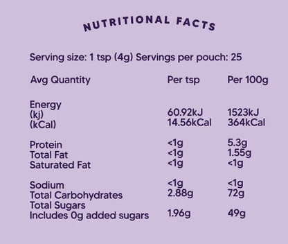 Mt. Wilder Wild Blueberry Organic Superpowder 100g